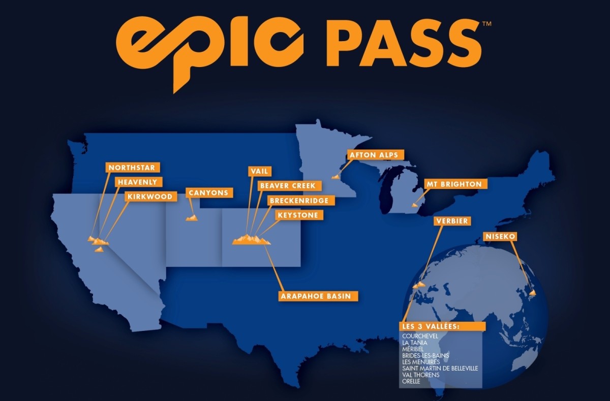 epic pass resorts list