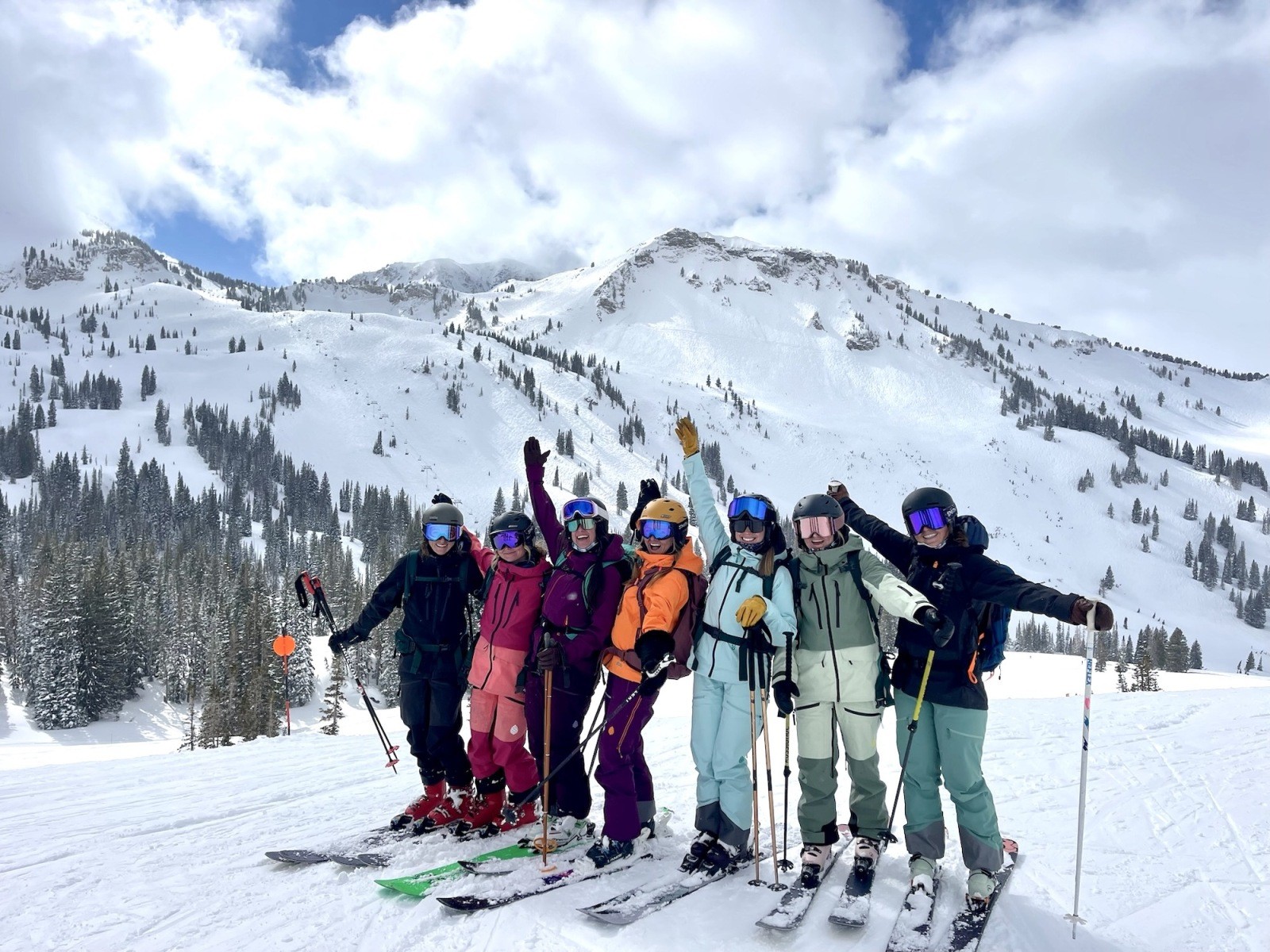 Celebrating at Alta Ski Area with one more resort to go.JPG