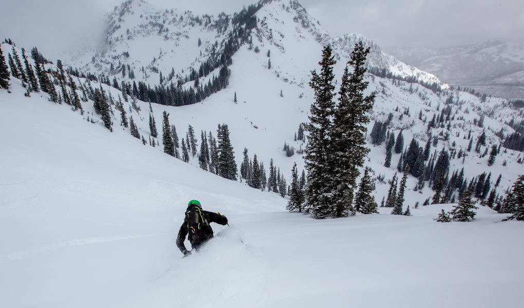 Skiing Utahs backcountry