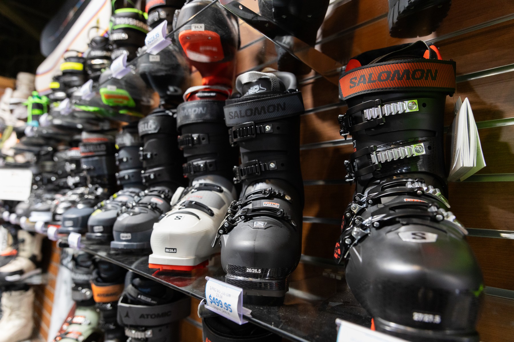 Ski Boot Wall