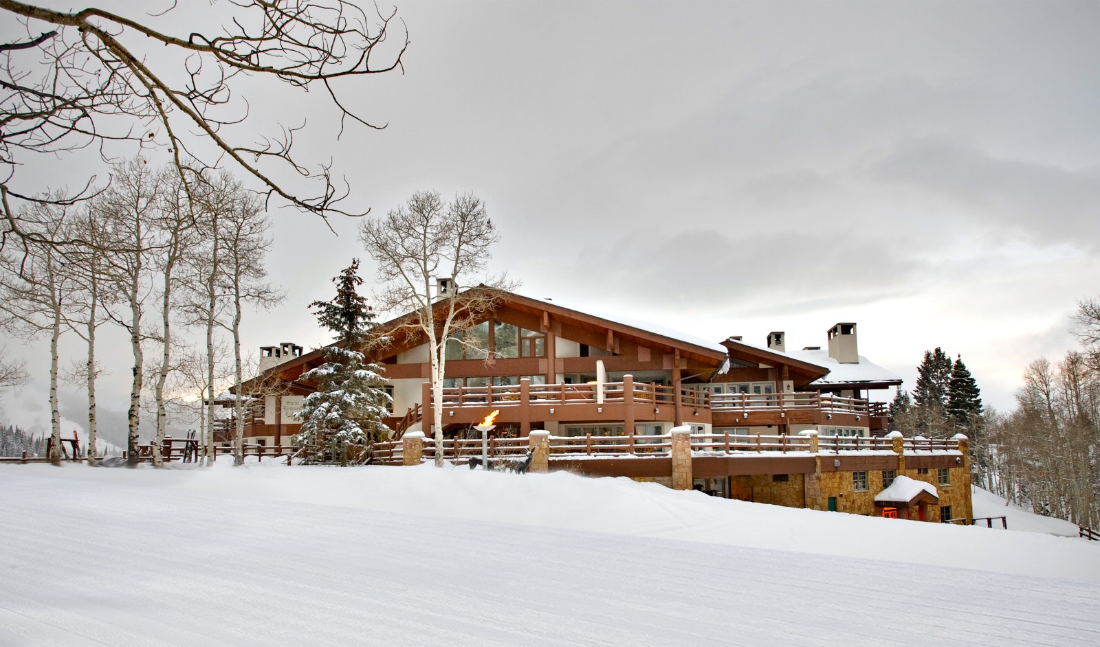 Taking Advantage of the Silver Lining at Stein Eriksen Lodge