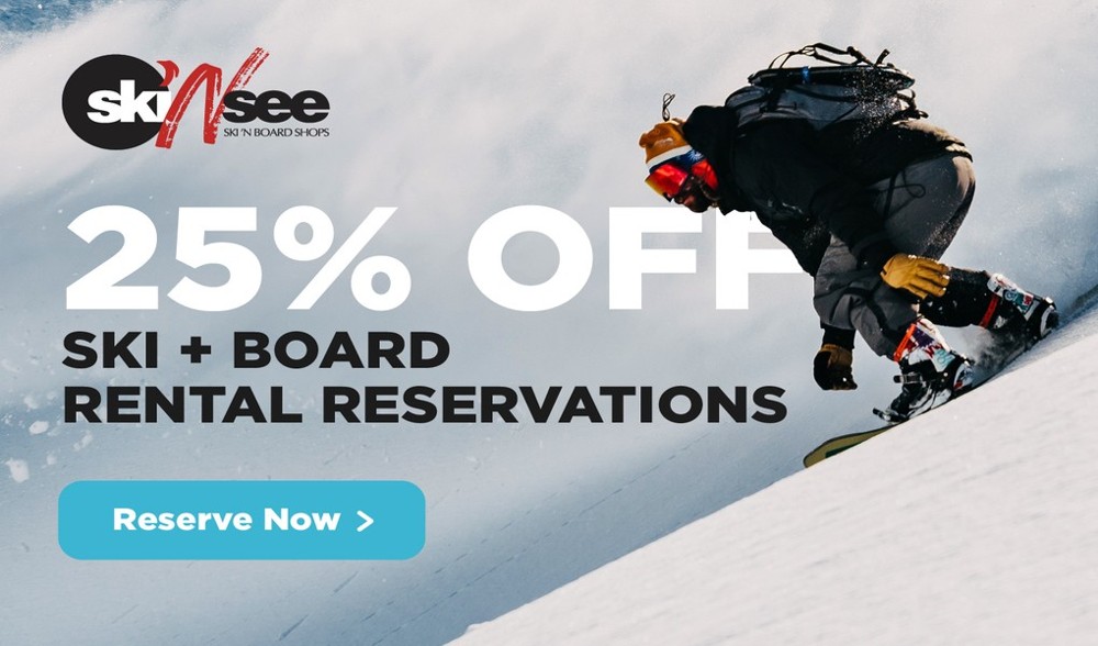 Get 25% OFF Ski & Board Rentals at Ski N’ See in Cottonwood Heights!