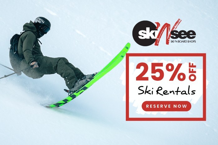 25% Off Ski & Board Rentals