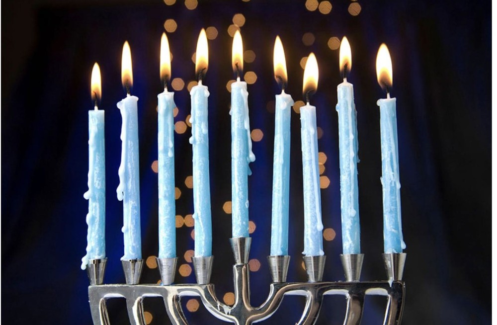 Snowbird Hanukkah Candle Lighting