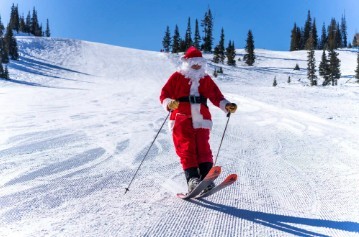 Brian Head Ski with Santa