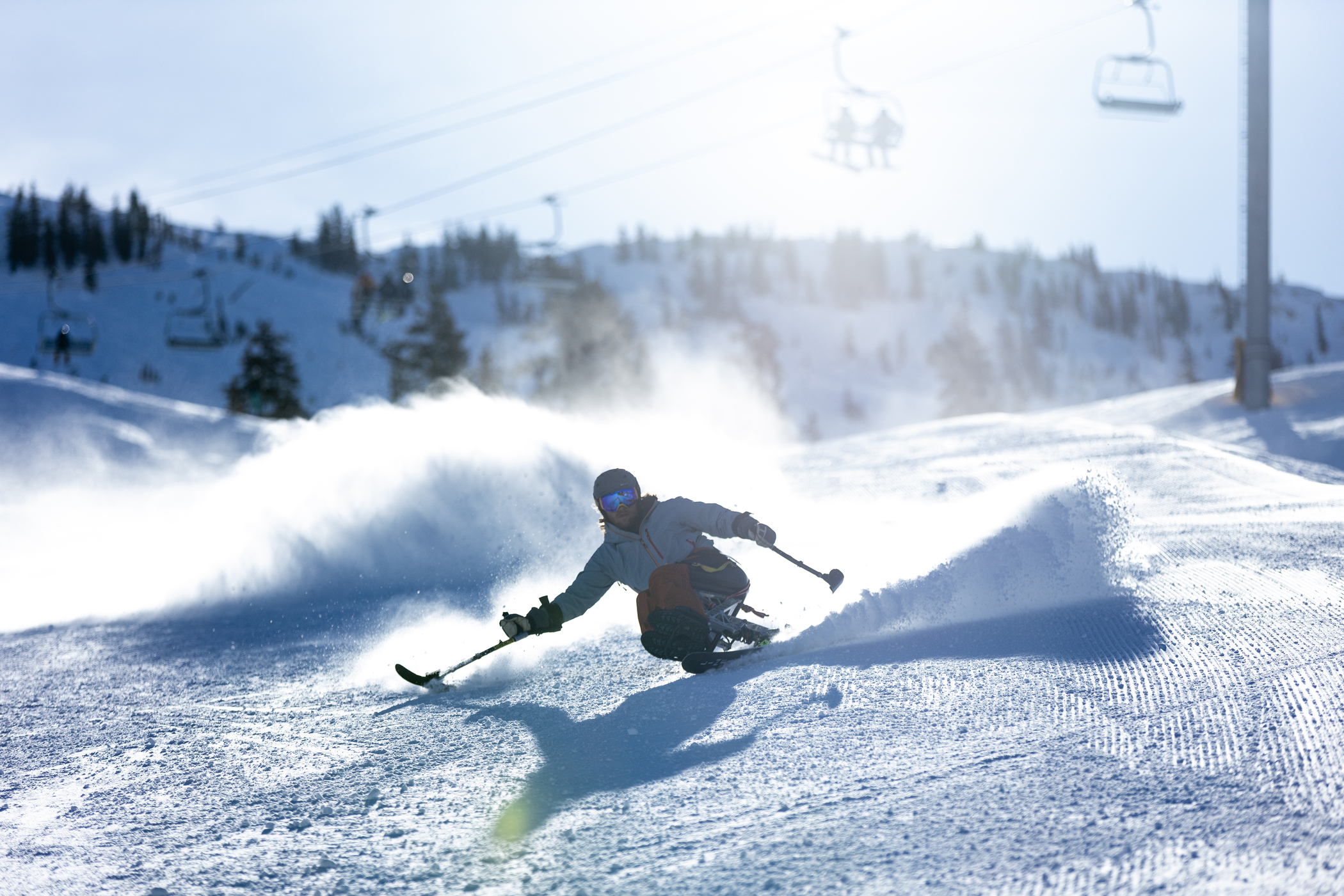 Brody Spraying The Greatest Snow On Earth®