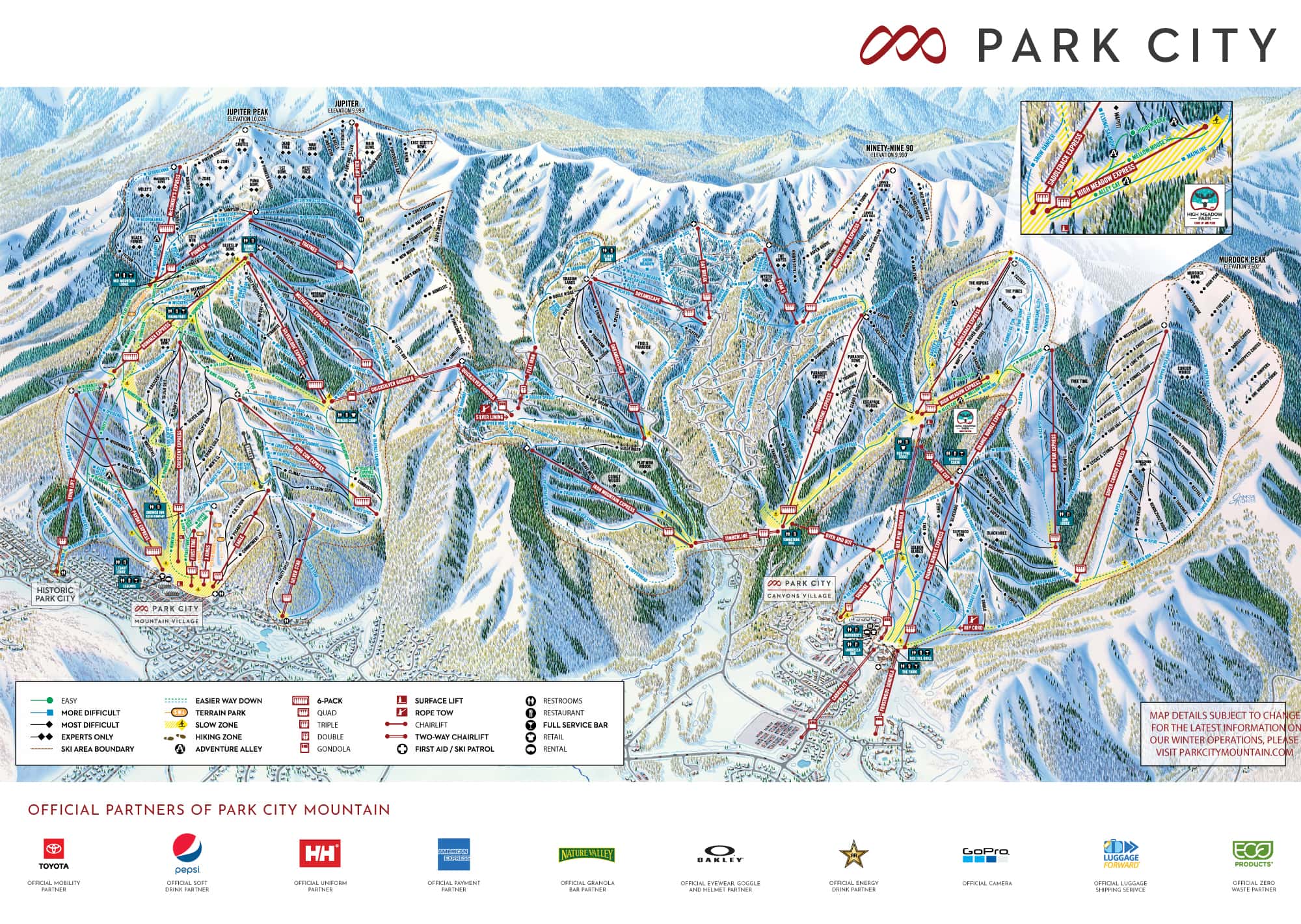 deer valley ski map 2020 Trail Maps For Each Of Utah S 15 Ski Resort Ski Utah deer valley ski map 2020